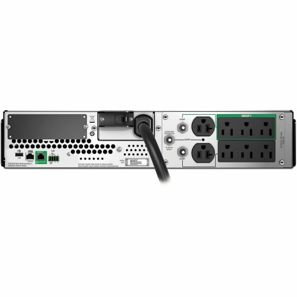 APC Smart-UPS, Line Interactive, 3kVA, Rackmount 2U, 120V, 6x NEMA 5-15R+2x NEMA 5-20R outlets, SmartConnect Port+SmartSlot, AVR, LCD - Image 4