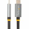 StarTech.com 3ft (1m) USB4 Cable, USB-IF Certified USB-C Cable, 40 Gbps, 100W, 8K 60Hz, Compatible w/Thunderbolt 4/3/USB 3.2, USB Type-C - Image 3