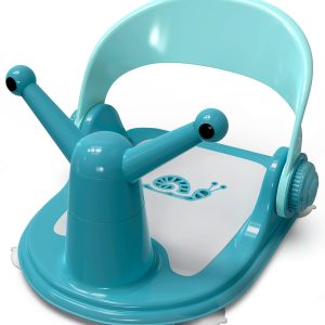 Baby Bath Seat for Sitting Babies Non Slip Baby Bathtub Chair for 6 to 36 Months Comfortable Bath Seat for Infants and Toddlers Blue