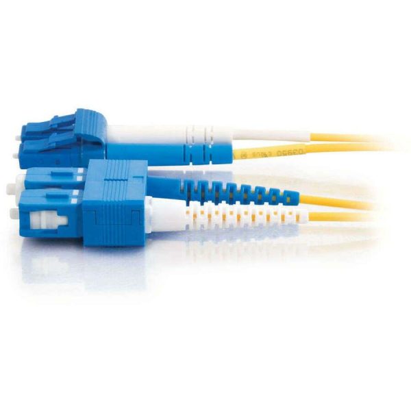 C2G 2m LC-SC 9/125 Duplex Single Mode OS2 Fiber Cable - Yellow - 6ft - Image 3