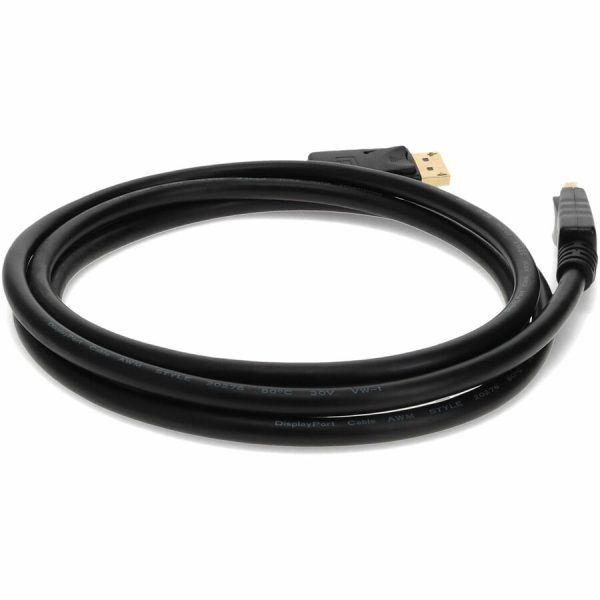 6ft Lenovo 0A36537 Compatible DisplayPort 1.2 Male to DisplayPort 1.2 Male Black Cable For Resolution Up to 2560x1600 (WQXGA) - Image 5