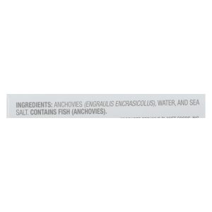 Wild Planet White Anchovies - in Water - Case of 12 - 4.4 oz