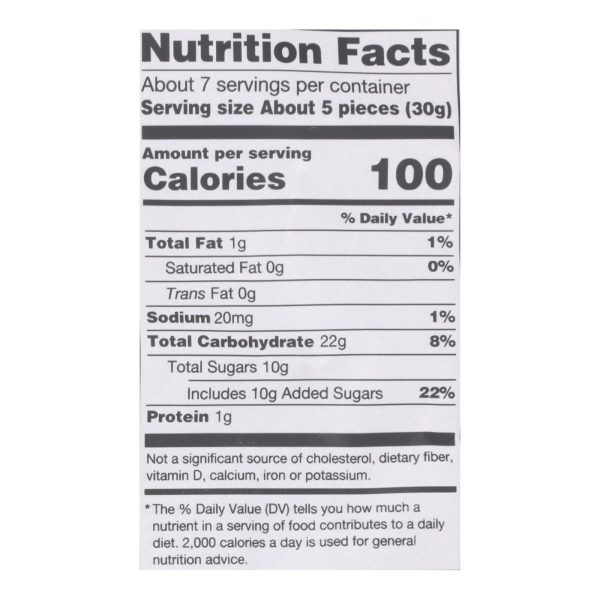 Darrell Soft Eating Liquorice - Original - Case of 8 - 7 oz. - Image 2