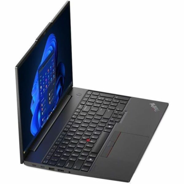 Lenovo ThinkPad E16 Gen 2 21M5000KUS 16" Touchscreen Notebook - WUXGA - AMD Ryzen 7 7735U - 16 GB - 512 GB SSD - English Keyboard - Black - Image 2