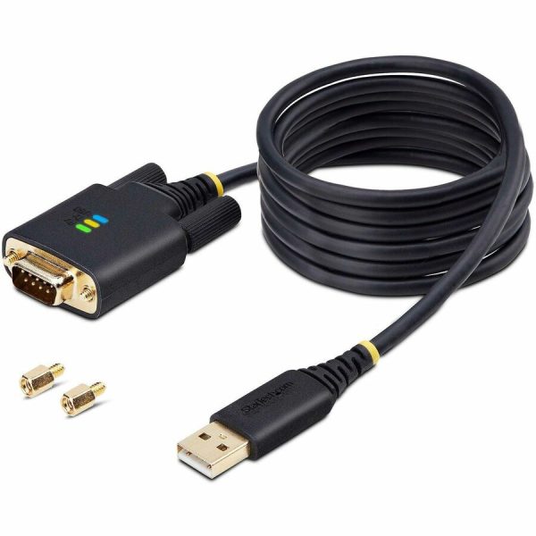 StarTech.com 6.6ft (2m) USB to Serial Adapter Cable, COM Retention, FTDI, DB9 RS232, Interchangeable DB9 Screws/Nuts, Windows/macOS/Linux - Image 9