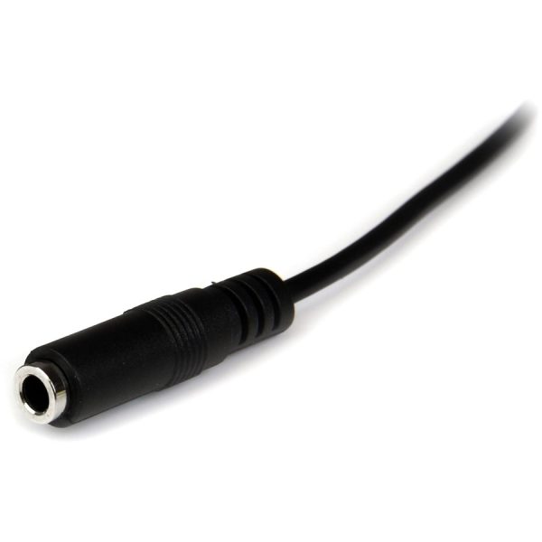 StarTech.com 2m Slim 3.5mm Stereo Extension Audio Cable - M/F - Image 3