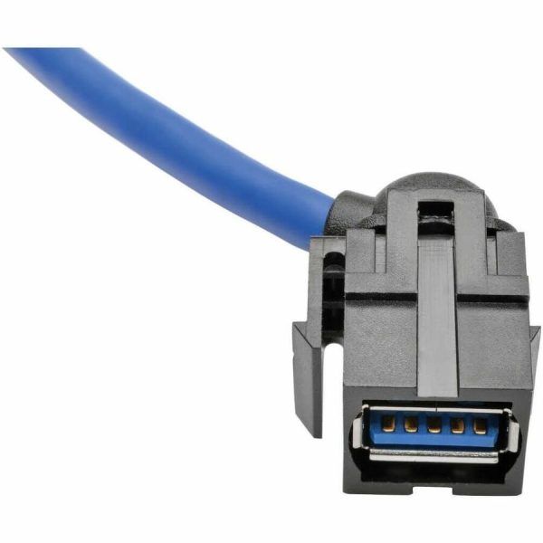 Eaton Tripp Lite Series USB 3.0 SuperSpeed Keystone Jack Type-A Extension Cable (M/F), 3 ft. (0.91 m) - Image 2