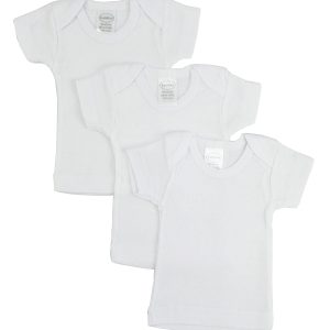 Preemie Short Sleeve Lap Tee - White 055p