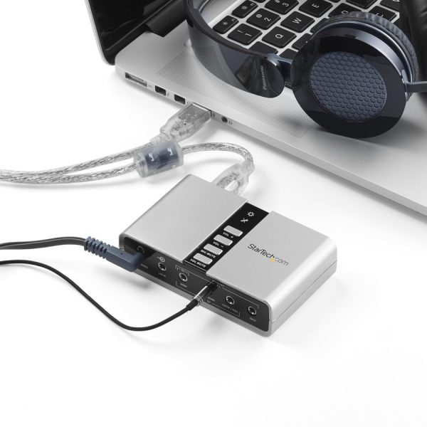 StarTech.com 7.1 USB Audio Adapter External Sound Card - Image 3