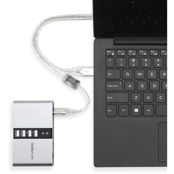 StarTech.com 7.1 USB Audio Adapter External Sound Card - Image 4