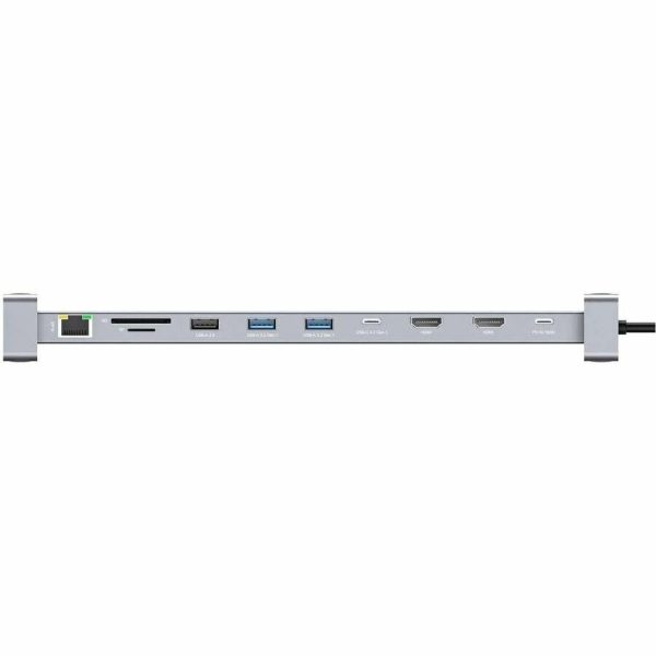 Manhattan USB-C PD 10-in-1 Dual-HDMI Monitor Docking Station / Multiport Hub - Image 10