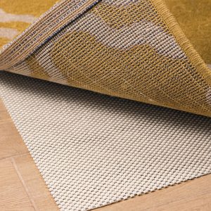 Non Slip Rug Pad Gripper 2 x 3 Ft Anti Skid Carpet Mat Provides Protection for Hardwood Floors and Hard Surfaces Extra Strong Grip and Thick Padding for Safe and in Place Your Area Rugs & Runners
