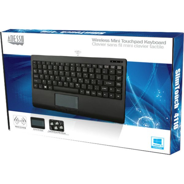 Adesso Wireless Mini Touchpad Keyboard - Image 3