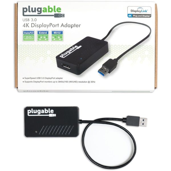 Plugable USB 3.0 to DisplayPort 4K UHD Video Graphics Adapter for Multiple Monitors up to 3840x2160 - Image 6
