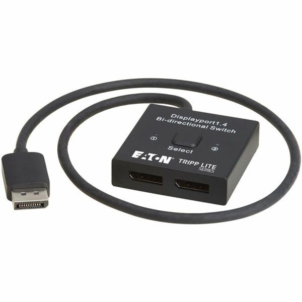 Eaton Tripp Lite Series 2x1 Bi-Directional DisplayPort Switch - 4K 120 Hz or 8K 30 Hz, HDR, HDCP Passthrough - Image 2