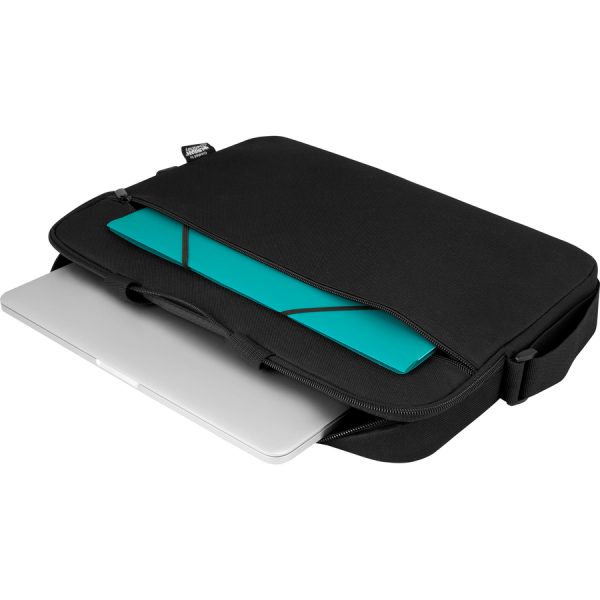 Urban Factory Nylee Carrying Case (Messenger) for 14" Notebook - Black - Image 3