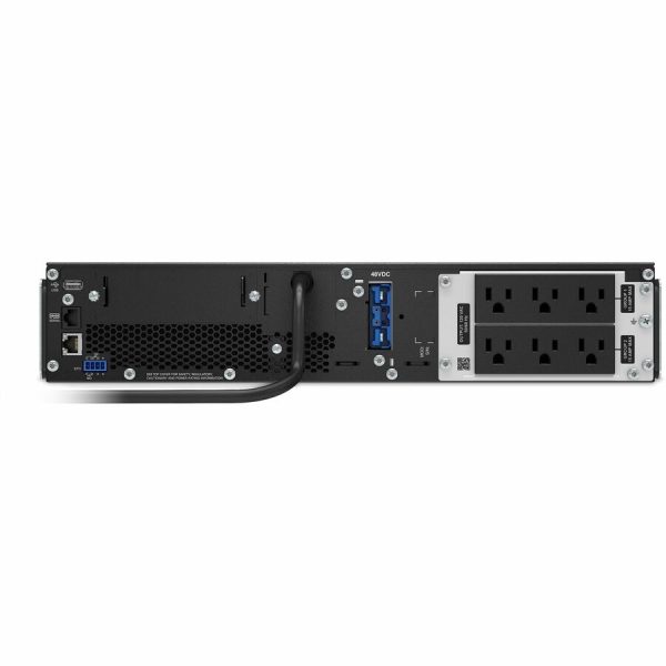 APC Smart-UPS On-Line, 1500VA, Rackmount 2U, 120V, 6x 5-15R NEMA outlets, Network Card, Extended runtime, W/ rail kit - Image 2