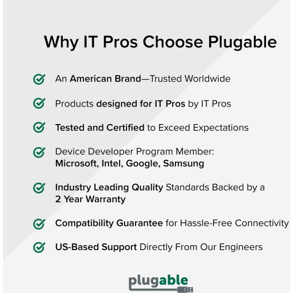 Plugable USB C to HDMI Adapter 4K 30Hz, Thunderbolt 3 to HDMI Adapter - Image 6