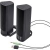Connectland CL-SPK20037 2.0 Speaker System - 5 W RMS - Black - Image 6