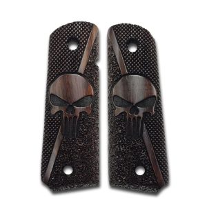 for 1911 Grips 1911 Full Size 1911 Punisher Handgun Grips 1911 Wood Grips 1911 Grips Full Size Punisher Grips 1911 Accessories Widely Fit 1911 Models