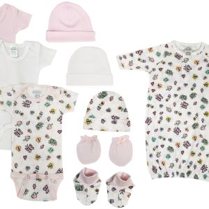 Newborn Baby Girl 9 Pc  Sets Nc_0588