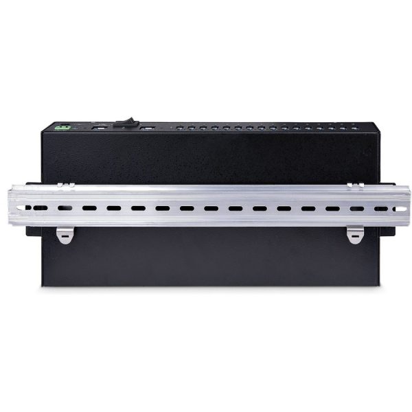 StarTech.com 16-Port Industrial USB 3.0 Hub 5Gbps, Mountable, Terminal Block Power Up to 120W Shared, USB Charging, Dual-Host Hub/Switch - Image 8