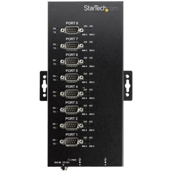 StarTech.com USB to RS232/RS485/RS422 8 Port Serial Hub Adapter - Industrial Metal USB 2.0 to DB9 Serial Converter - Din Rail Mountable - Image 5