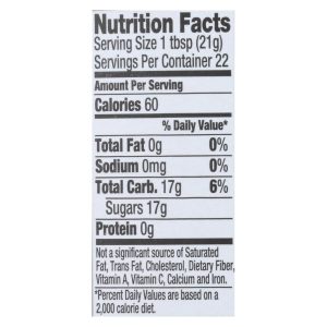 Wholesome Sweeteners Honey - Organic - Amber - Squeeze Bottle - 16 oz - case of 6