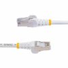 StarTech.com 1ft White CAT8 Ethernet Cable, Snagless RJ45, 25G/40G 2000MHz, 100W PoE, S/FTP, 26AWG Pure Bare Copper, LSZH Network Patch Cord - Image 3