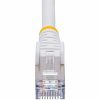 StarTech.com 1ft White CAT8 Ethernet Cable, Snagless RJ45, 25G/40G 2000MHz, 100W PoE, S/FTP, 26AWG Pure Bare Copper, LSZH Network Patch Cord - Image 4
