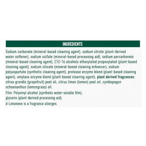Seventh Generation - Automatic Dish Pacs Lemon - Case of 6-20 Count