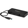 StarTech.com USB 3.0 Mini Dock - Dual Monitor USB Type-A Laptop Docking Station - DisplayPort 4K 60Hz & Gigabit Ethernet - 1' (30cm) cable - Image 2