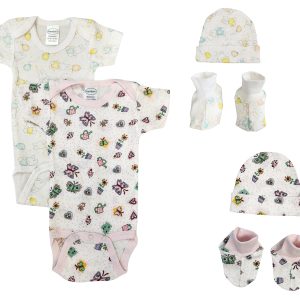 Newborn Baby Girl 6 Pc  Sets Nc_0623