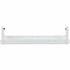 StarTech.com Under Desk Cable Management Tray, Length Adjustable, Clamp-On Installation, No Drilling Required, White