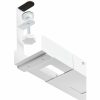 StarTech.com Under Desk Cable Management Tray, Length Adjustable, Clamp-On Installation, No Drilling Required, White - Image 3