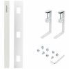 StarTech.com Under Desk Cable Management Tray, Length Adjustable, Clamp-On Installation, No Drilling Required, White - Image 5