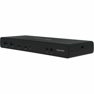 VisionTek VT4500 USB / USB-C Dual Monitor 4K Docking Station with 60W Power Delivery