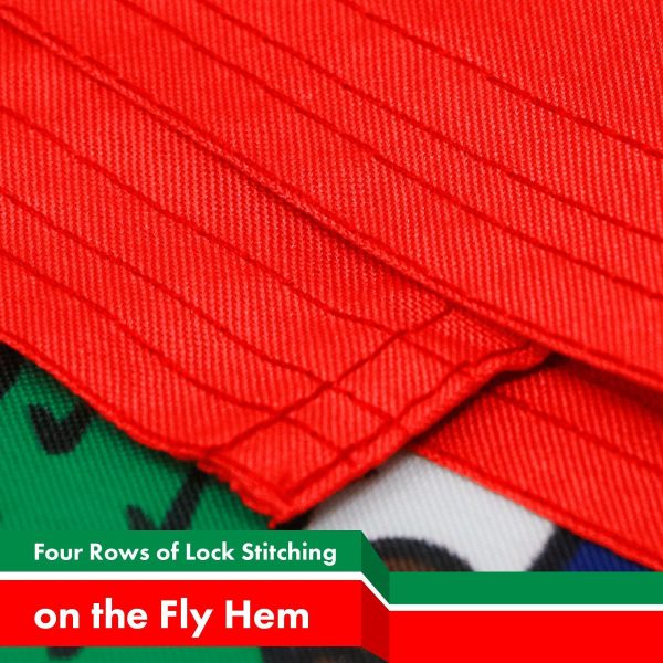 G128 Mexico Mexican Flag | 2x3 Ft | LiteWeave Pro Series Printed 150D Polyester | Country Flag, Indoor/Outdoor, Vibrant Colors, Brass Grommets, Thicker and More Durable Than 100D 75D Polyester - Image 4