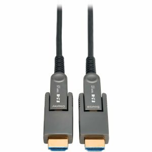 Eaton Tripp Lite Series 8K HDMI Fiber Active Optical Cable (AOC) with Detachable Connectors (M/M) - 8K UHD @ 60 Hz, HDR, HDCP 2.3, Black, 30 m (98 ft.)