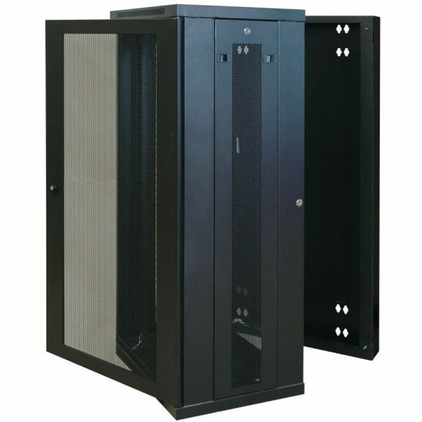 Eaton Tripp Lite Series SmartRack 26U Low-Profile Switch-Depth Wall-Mount Half-Height Rack Enclosure, Hinged Back - Image 2
