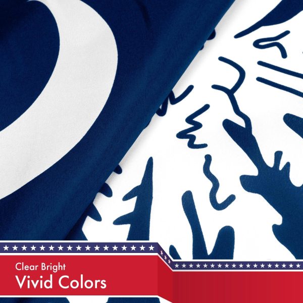 South Carolina SC State Flag 3x5 Ft 5-Pack 150D Printed Polyester By G128 - Image 2