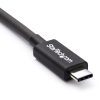 StarTech.com 50cm (1.6ft) Thunderbolt 3 Cable, 40Gbps, 100W PD, 4K/5K Video, Thunderbolt-Certified, Compatible w/ TB4/USB 3.2/DisplayPort - Image 2