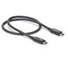 StarTech.com 50cm (1.6ft) Thunderbolt 3 Cable, 40Gbps, 100W PD, 4K/5K Video, Thunderbolt-Certified, Compatible w/ TB4/USB 3.2/DisplayPort - Image 4