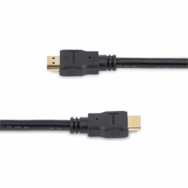 StarTech.com 6ft (2m) HDMI Cable, 4K High Speed HDMI Cable with Ethernet, Ultra HD 4K 30Hz Video, HDMI 1.4 Cable, HDMI Monitor Cord, Black - Image 2