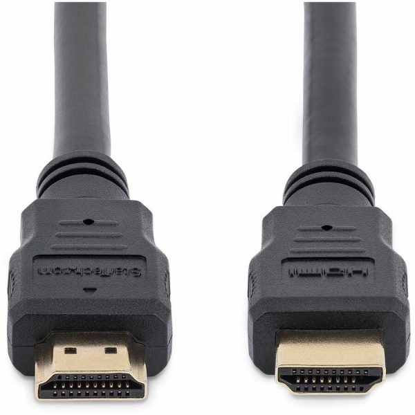 StarTech.com 6ft (2m) HDMI Cable, 4K High Speed HDMI Cable with Ethernet, Ultra HD 4K 30Hz Video, HDMI 1.4 Cable, HDMI Monitor Cord, Black - Image 3