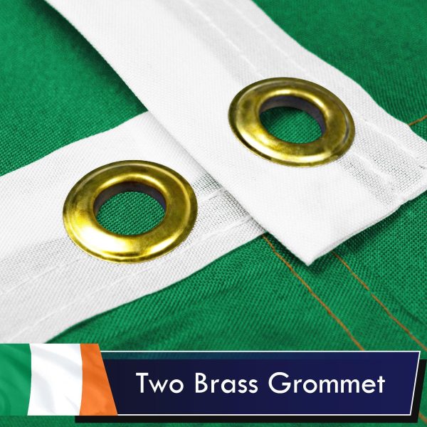 Ireland Irish Flag 3x5 Ft 5-Pack Printed Polyester By G128 - Image 2