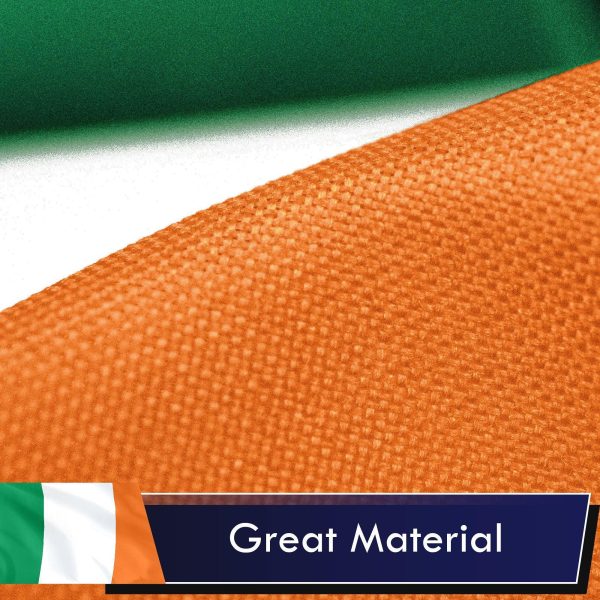 Ireland Irish Flag 3x5 Ft 5-Pack Printed Polyester By G128 - Image 4