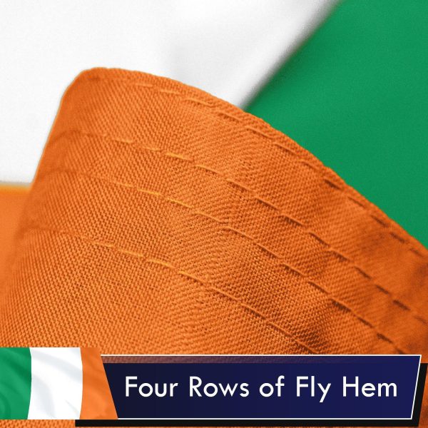 Ireland Irish Flag 3x5 Ft 5-Pack Printed Polyester By G128 - Image 5