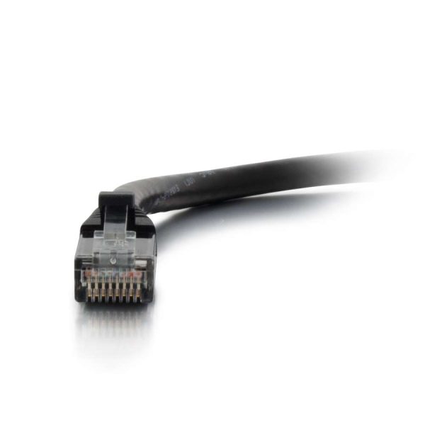 C2G 75ft Cat6a Snagless Unshielded (UTP) Ethernet Cable - Cat6a Network Patch Cable - PoE - Black - Image 2