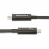 StarTech.com 6ft (2m) Active Thunderbolt 4 Cable, 40Gbps, 100W PD, 4K/8K Video, Intel-Certified, Compatible w/Thunderbolt 3/USB 3.2/DisplayPort - Image 2